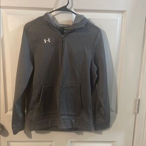 Under Armour Kids Gray Full-Zip Jacket